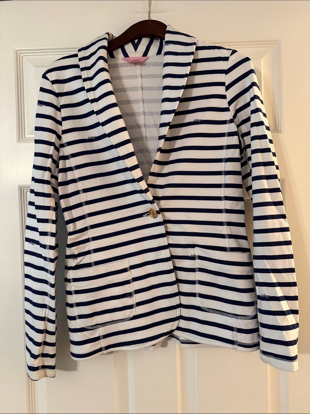 Lilly Pulitzer stripe blazer small